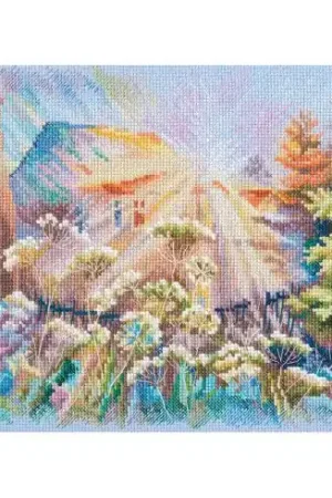 kit ricamo a punto croce - I primi raggi di sole - RTO Miglior Prezzo