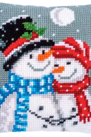 Compra Online Kit cuscino fori grossi - pupazzo di neve - Vervaco