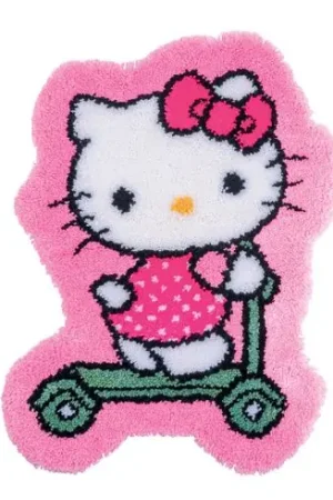 Kit tappeto a punto smirne - Su uno scooter - Vervaco Prezzo Ridotto