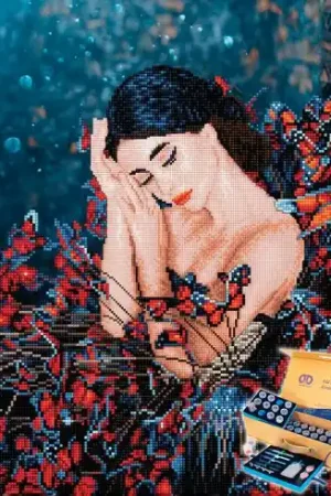 Set di Masterclass di ricamo con diamanti - Ballerina - Diamond Dotz Ultima Occasione