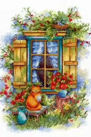 kit ricamo a punto croce - Idillio di campagna - MP Studia Prezzo Ridotto