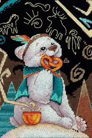 Spedizione Gratuita kit ricamo a punto croce - Kaléidoscope céleste - MP Studia