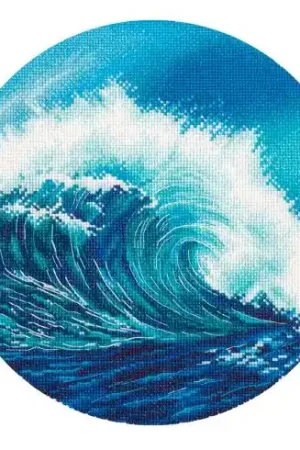 Ordina Subito kit ricamo a punto croce - Onda - Oven