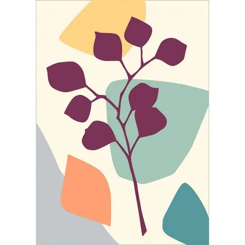 Spedito Oggi Canovaccio antico - Piante astratte - DMC