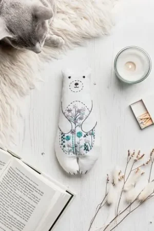 Kit di punti da ricamo - L'orso Bernard - Anchor Novità