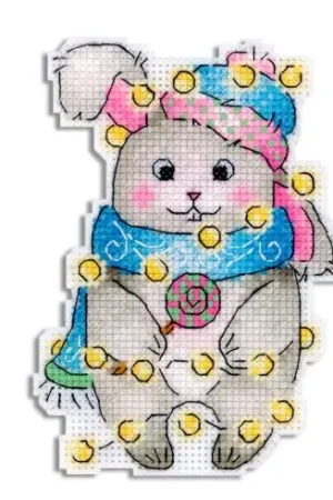 Kit di ornamenti da ricamare - Anno nuovo del coniglio - MP Studia Acquista Ora