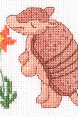 Spedito Oggi kit ricamo a punto croce - Tatoo e fiori - RTO