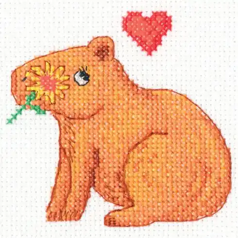 kit ricamo a punto croce - Goccia d'amore - RTO Reso Gratuito