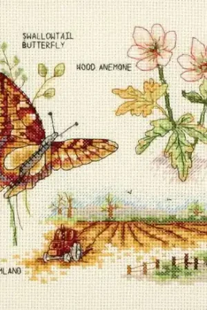 kit ricamo a punto croce - Vista di autunno - Anchor Super Prezzo