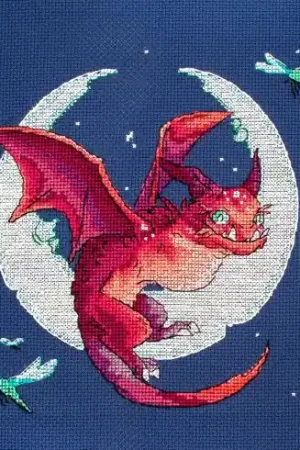 kit ricamo a punto croce - Drago - Letistitch Ordina Subito