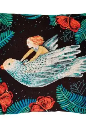 kit ricamo a punto croce - Il paese dei sogni - RTO Solo Oggi