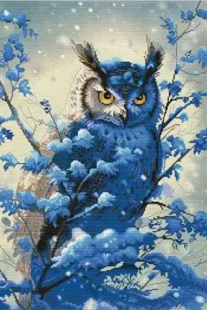 kit ricamo a punto croce - Regina d'inverno - Nova Sloboda Soddisfatti O Rimborsati