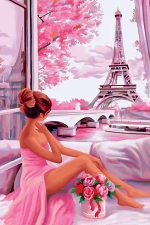 Kit ricamo diamante su telaio - Alba rosa - Art City Offerta Lampo