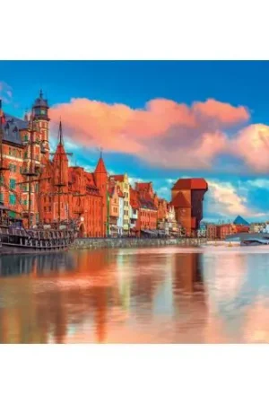 Sconto puzzle - Colori di Danzica - 500 pezzi - Castorland