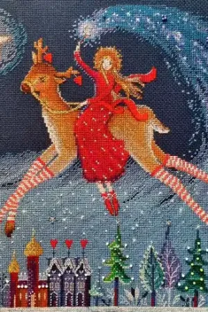 Nuovo Arrivo kit ricamo a punto croce - Bufera di neve stellata - RTO