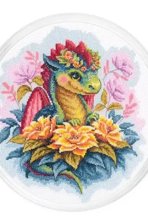 kit ricamo a punto croce - Guardiano dei fiori d'oro - RTO Prezzo Di Fabbrica