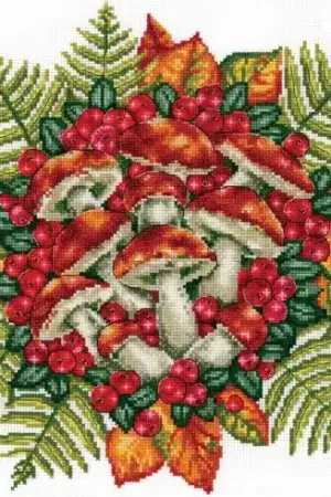 kit ricamo a punto croce - Lungo i sentieri della foresta - MP Studia Bestseller