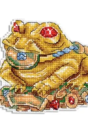 Non Perdere Kit di ornamenti da ricamare - Rospo fortunato - MP Studia