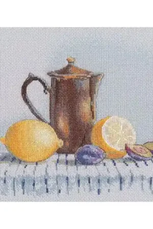 Professionale kit ricamo a punto croce - Natura morta - Oven