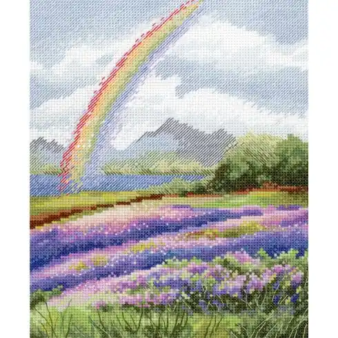 Offerta Lampo kit ricamo a punto croce - Dopo la pioggia - MP Studia