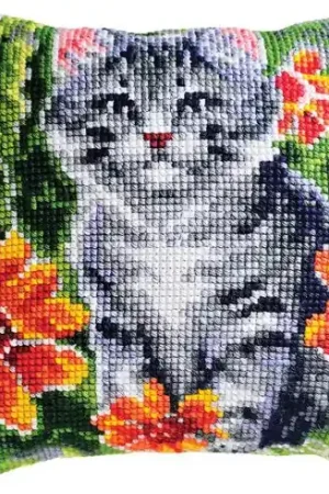 Kit cuscino canovacci - Sono nascosto - Collection d'Art Reso Gratuito