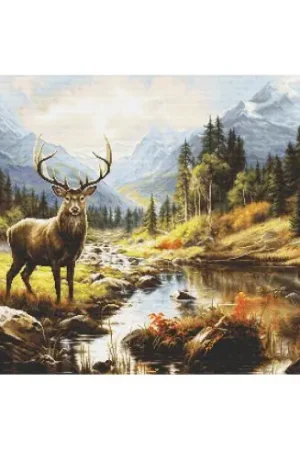 kit ricamo a punto croce - La grandezza della natura - Luca-S Offerta Del Giorno