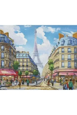 kit ricamo a punto croce - Vie di Parigi - Nova Sloboda Ordina Subito