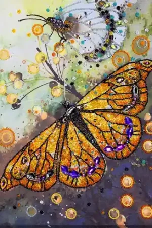 Kit di ricamo con perline - Volo d'ambra - Abris Art Compra Oggi Stesso