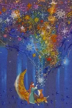 Di Tendenza Kit di ricamo con perline - Sognatore - Abris Art