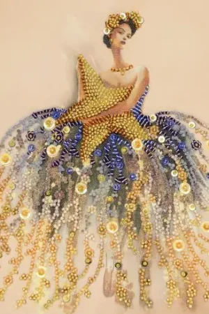 Kit di ricamo con perline - Stelle che ballano il valzer - Abris Art Offerta Del Giorno