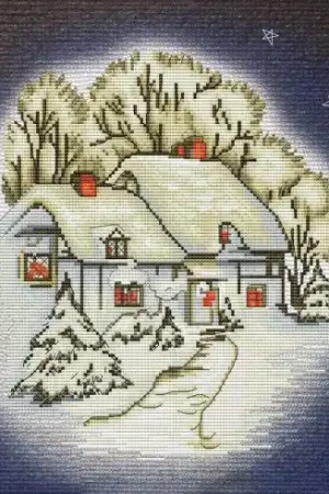 kit ricamo a punto croce - refuge - Nova Sloboda Compra Adesso