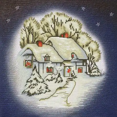 kit ricamo a punto croce - refuge - Nova Sloboda Compra Adesso