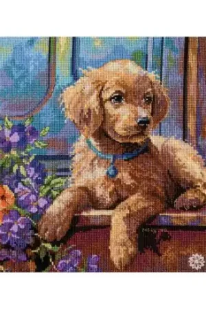 Offerta kit ricamo a punto croce - Portico soleggiato - Merejka