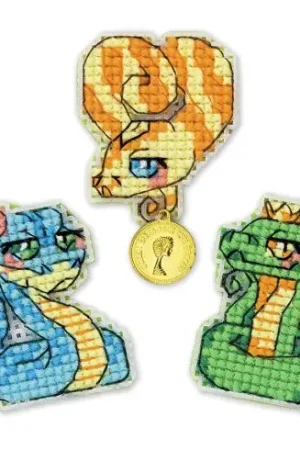 Kit magnete per ricamo - Magneti per serpenti - Riolis Non Perdere