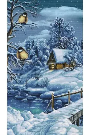 Ordina Subito kit ricamo a punto croce - Melodia invernale - Nova Sloboda