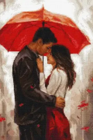 Ordina Subito kit ricamo a punto croce - Sotto l'ombrello - Luca-S