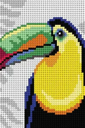 Spedizione Espresso Kit di tela per bambini - Tucano - Kit per principianti - Orchidéa