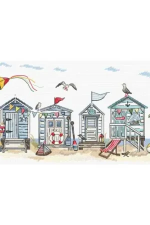 Occasione Foglio di punto croce - Cottage sul mare - Letistitch
