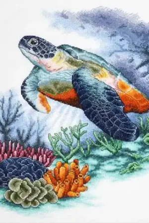 Pagamento Sicuro kit ricamo a punto croce - Tesori sommersi - Etamina - Lanarte