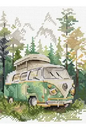 kit ricamo a punto croce - Tempo di viaggio - Hobby Jobby Nuova Collezione