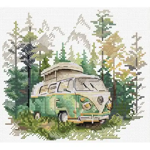 kit ricamo a punto croce - Tempo di viaggio - Hobby Jobby Nuova Collezione