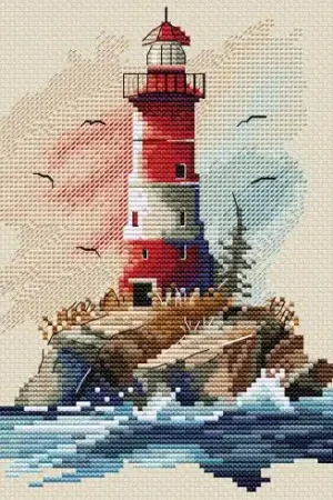 Soddisfatti O Rimborsati kit ricamo a punto croce - Faro estivo - Hobby Jobby