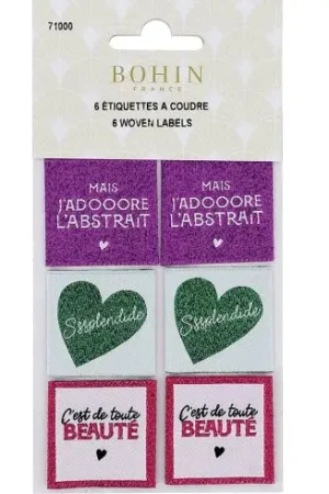 Occasione Imperdibile Decoro - Etichette da cucire - Modello 1 - Bohin