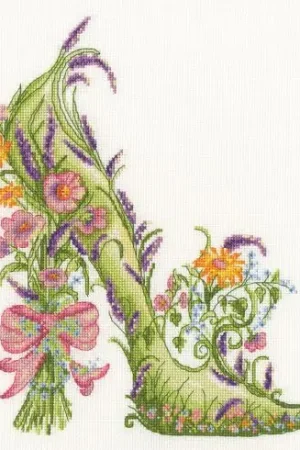 Compra Oggi Stesso kit ricamo a punto croce - Pompe a fiore - Bothy Threads