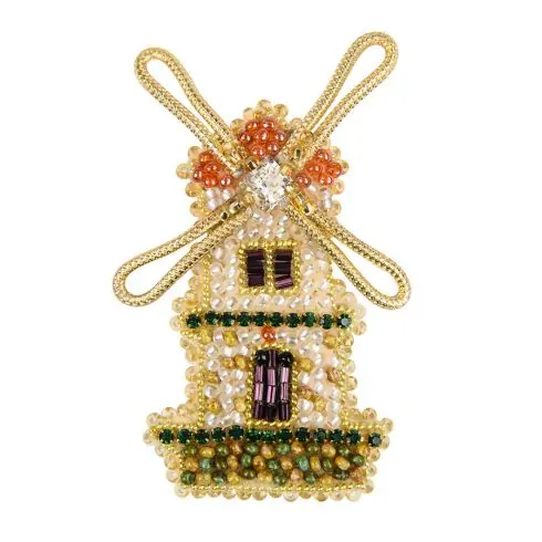 Esclusivo Kit di ricamo con perline - Mulino a spillo - Charivna Mit