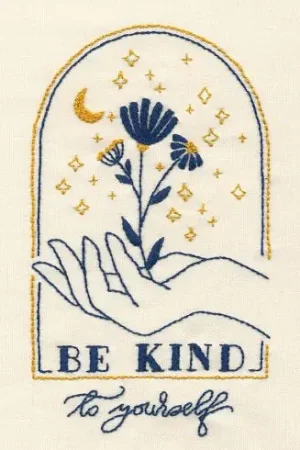 Kit di punti da ricamo - Siate gentili con voi stessi - Dimensions Occasione Imperdibile