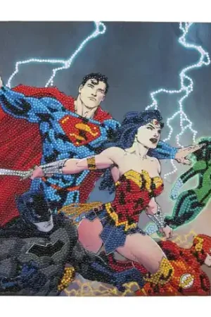 Must-Have Kit ricamo diamante su telaio - supereroi - Crystal Art D.I.Y