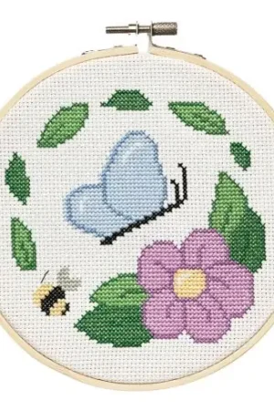 kit ricamo a punto croce - Farfalla - Anchor A Buon Prezzo