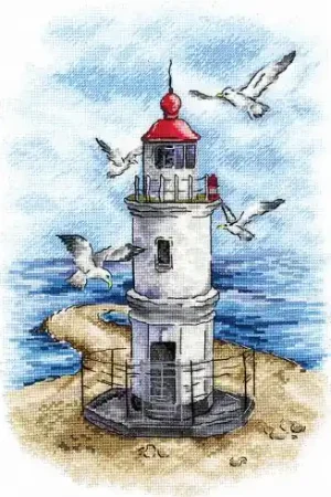 Acquista Ora kit ricamo a punto croce - Il faro - Andriana