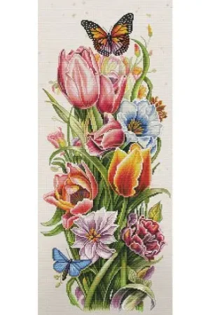 kit ricamo a punto croce - Una primavera stravagante - Nova Sloboda Promo Stagionale